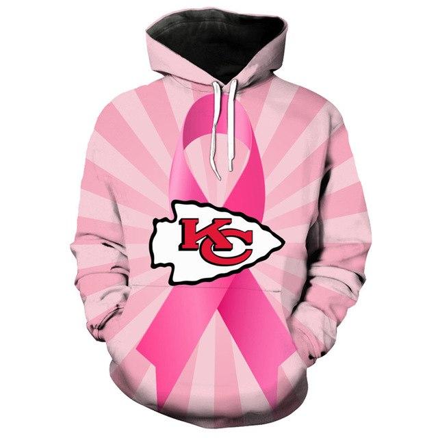 NFL Shop Kansas City Chiefs 2022 NFL Crucial Catch Intercept Cancer Hoodie  - Limotees