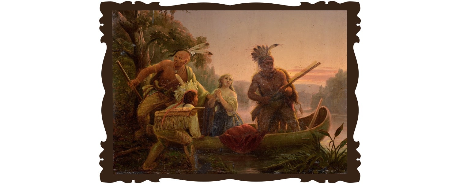 L'enlèvement de la fille de Daniel Boone par les Indiens