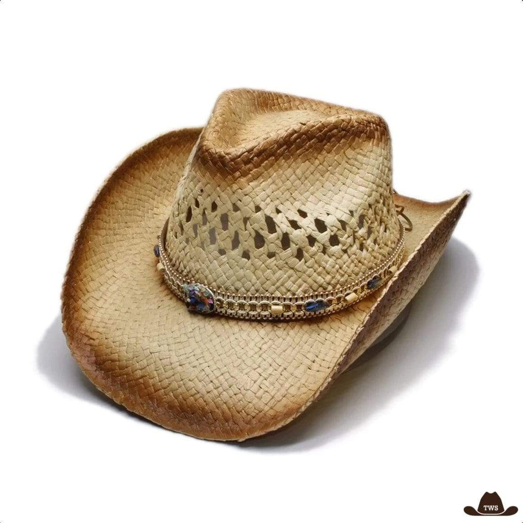 chapeau cowboy femme paille - Nandy Cowboy M by Flechet : Headict