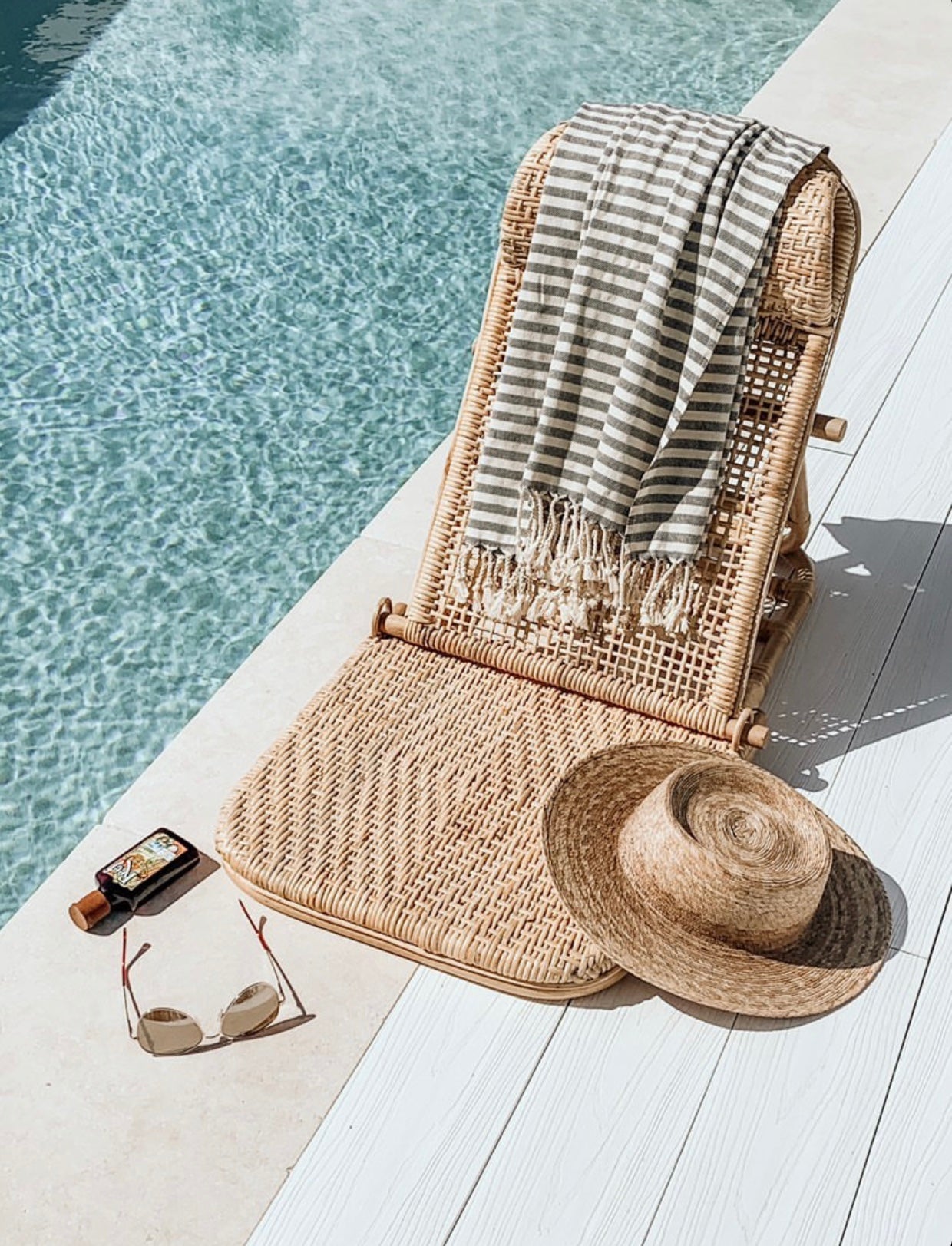 Rattan Beach Chair The Sol Lounger 