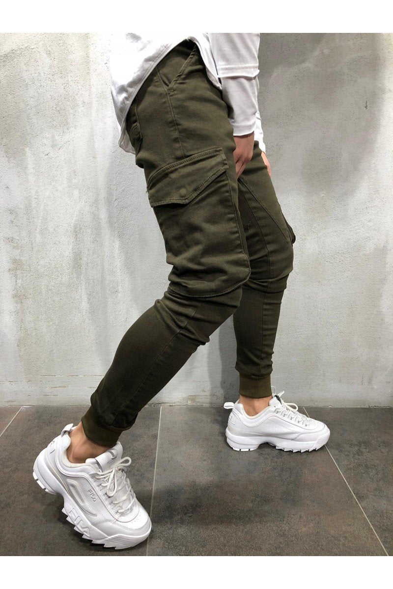 skinny fit cargo