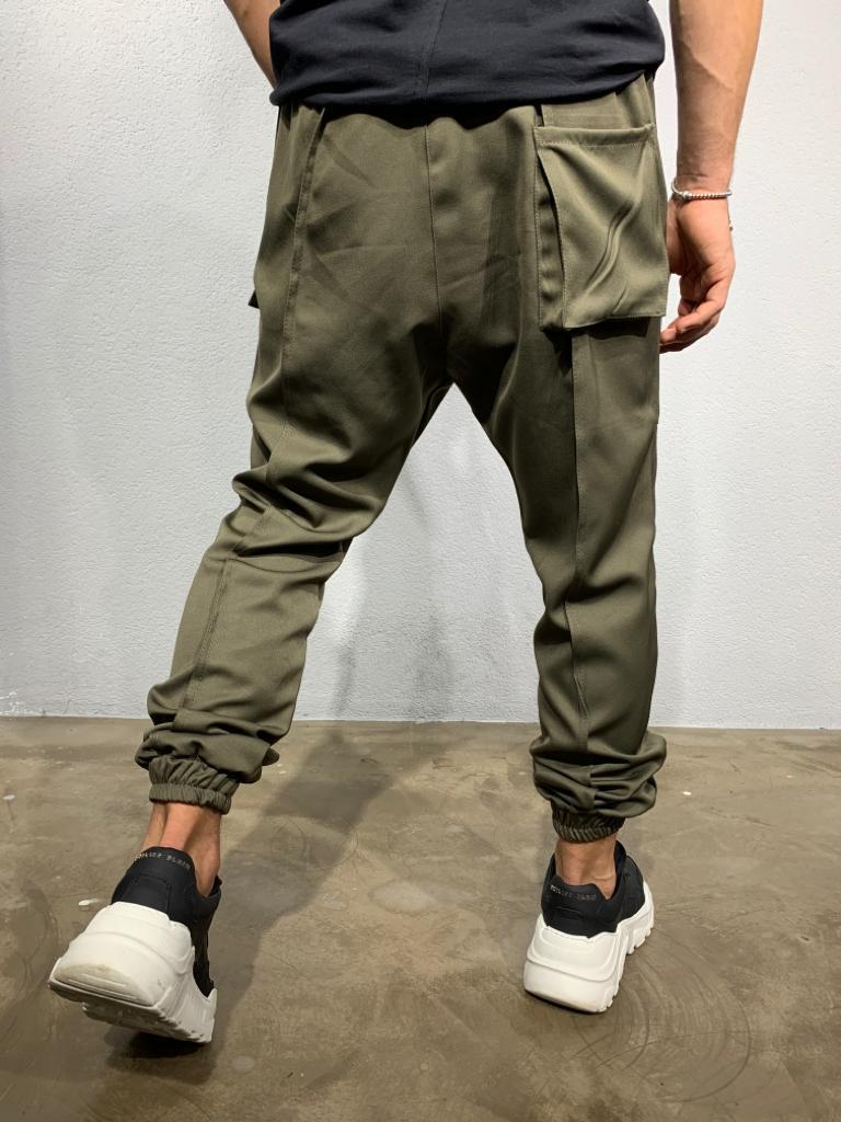 big mens khaki joggers