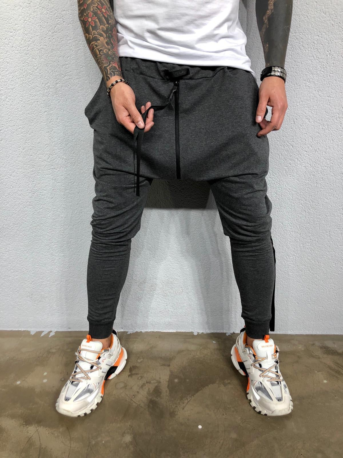 mens joggers with boots