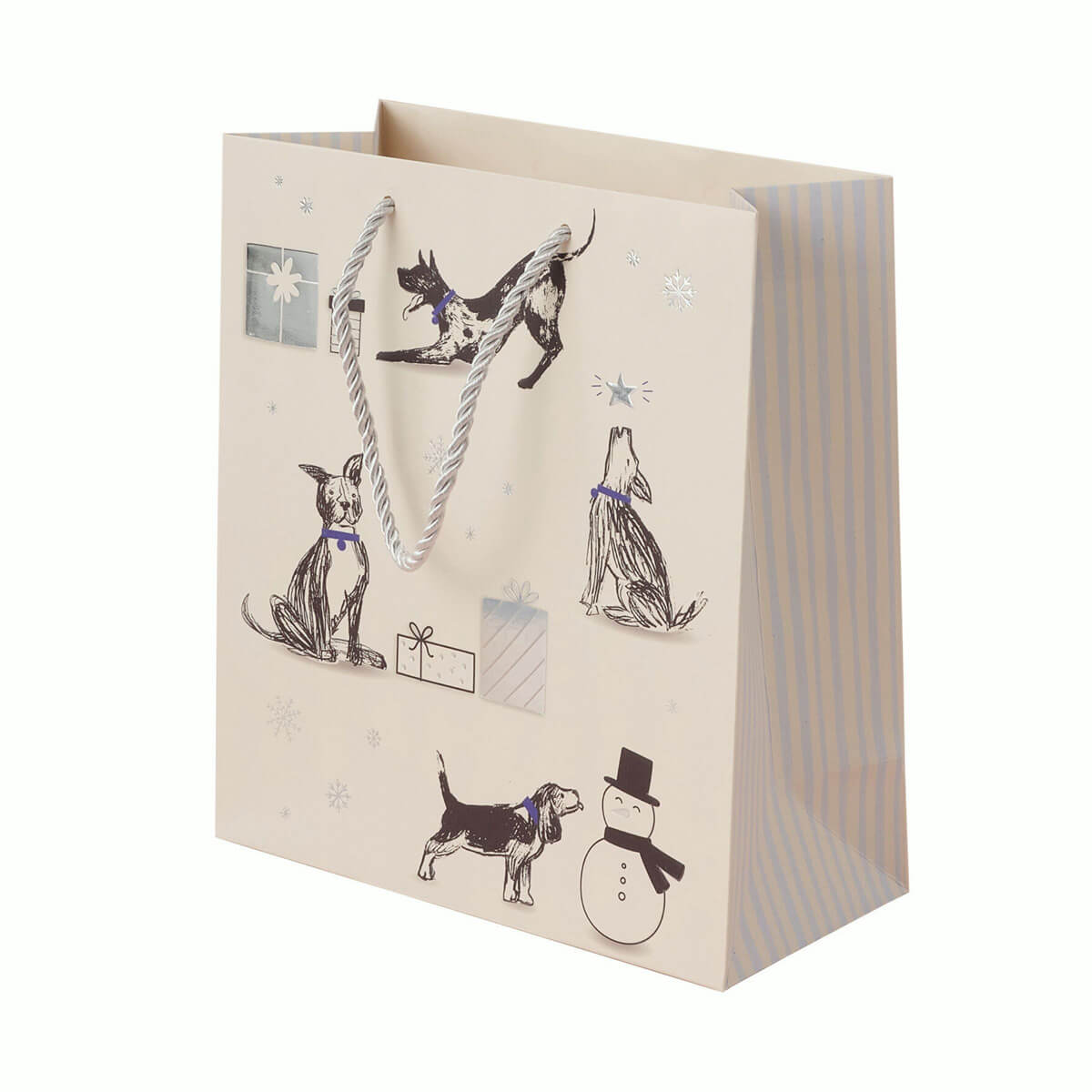 Image of Christmas Dogs Medium Gift Bag