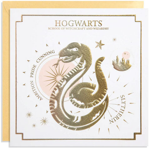 Slytherin Hogwarts Harry Potter card