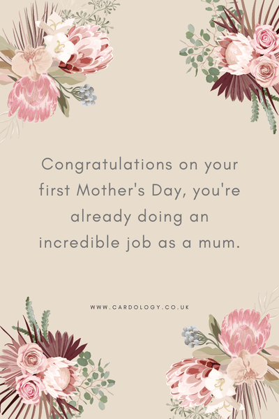 Mothers Day Message For New Mums