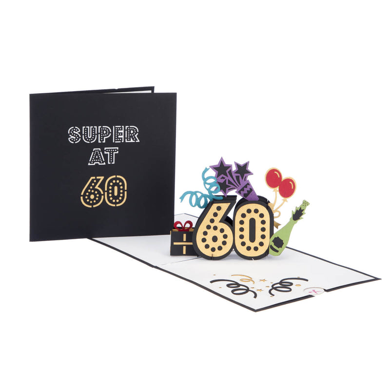 70th birthday pop up card template free download