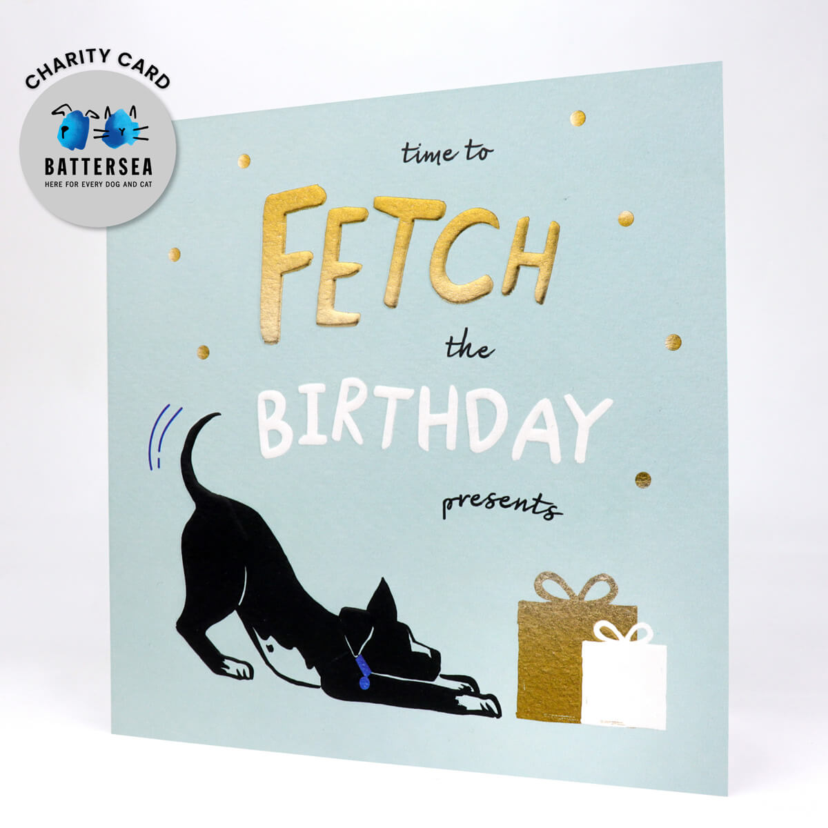Image of Fetch The Birthday Presents Card