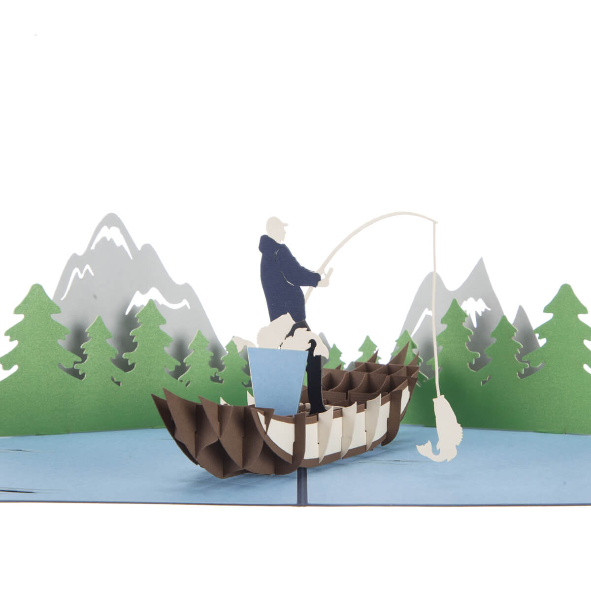 Image of Fishing Pop Up Card