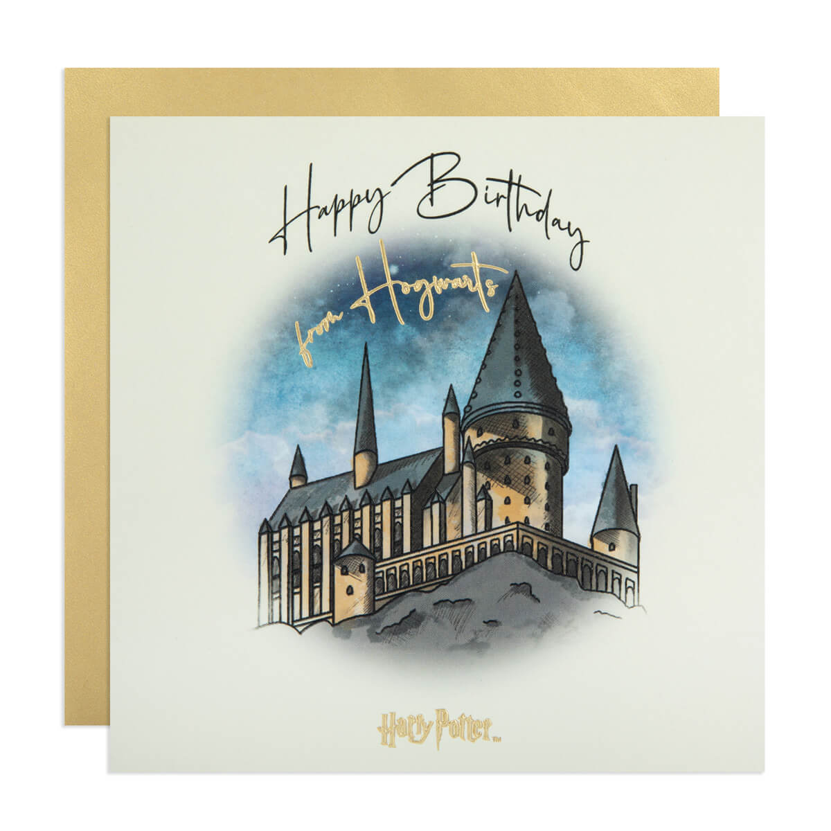 Image of Hogwarts Happy Birthday Card