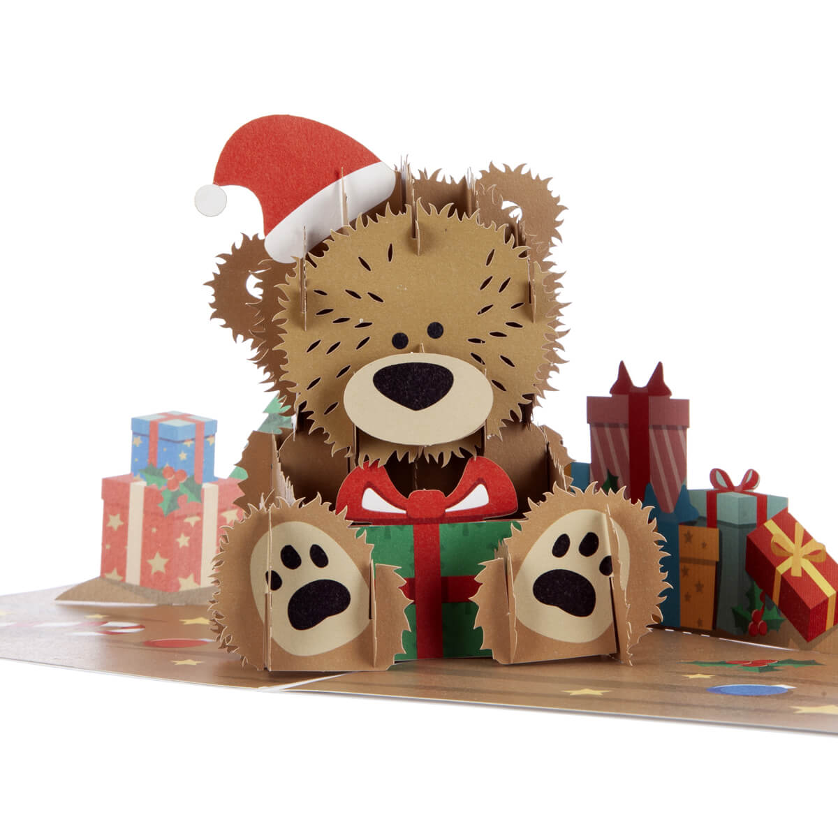 Image of Christmas Bear Pop Up Card