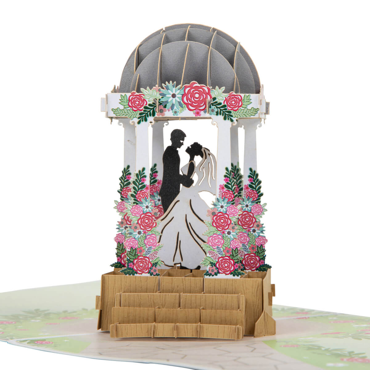 Image of Wedding Pagoda Pop Up Card