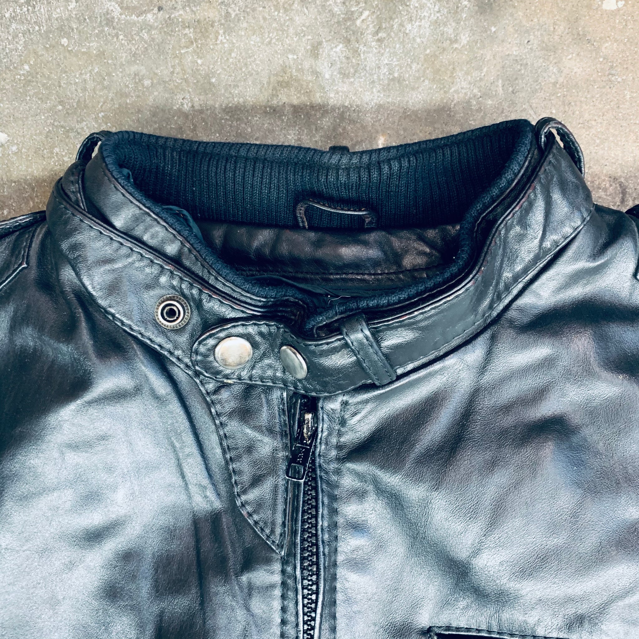 VINTAGE LEATHER JACKET MEMBERS ONLY by EUROPE CRAFT – mookeebyyuske