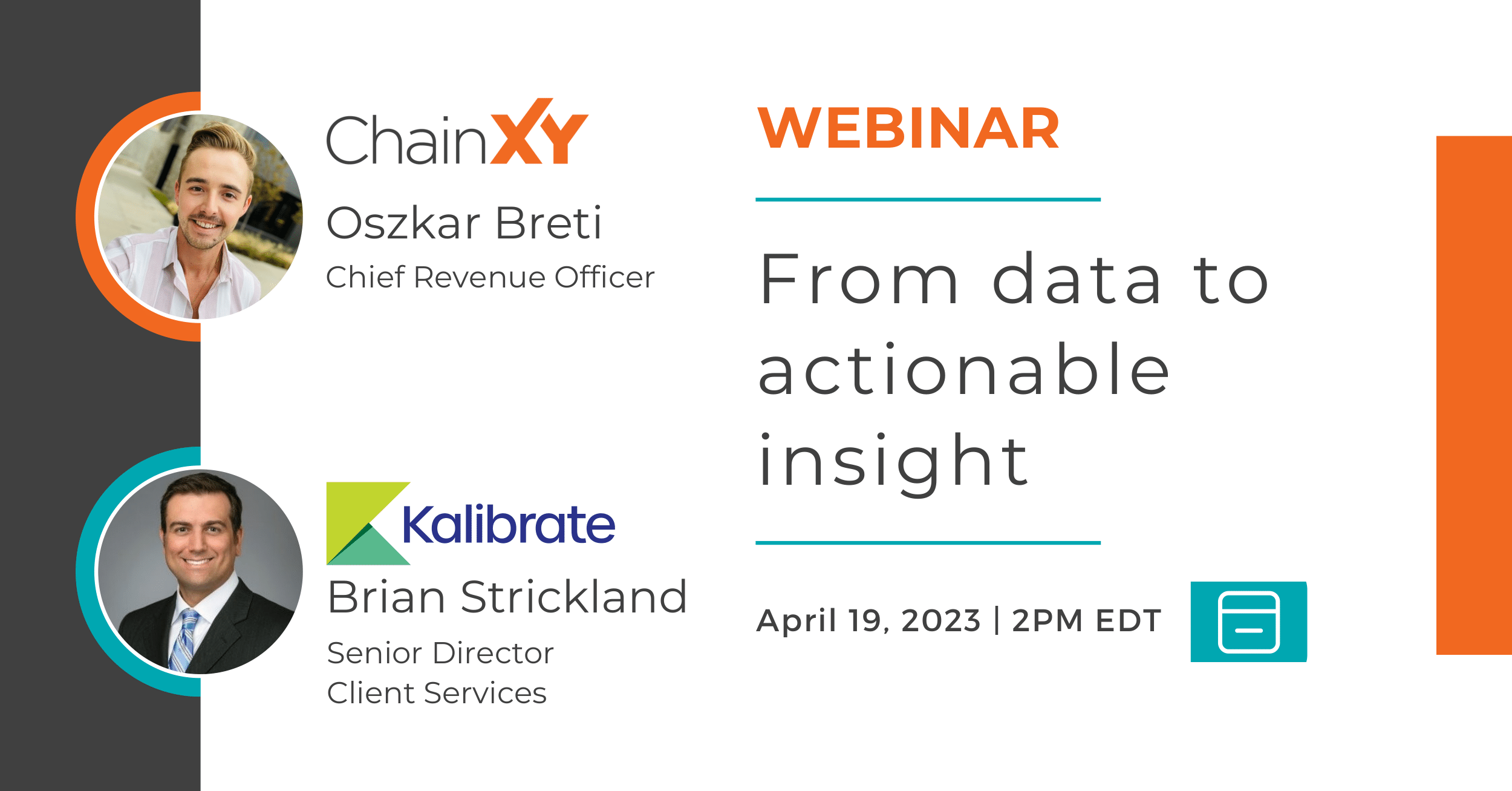 ChainXY & Kalibrate webinar: From data to actionable insight