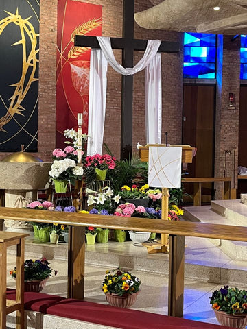 Easter Display for Church Decoration