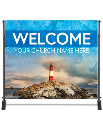 Welcome Backdrop Banner
