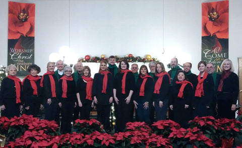 Christmas Church Pagent with Banners