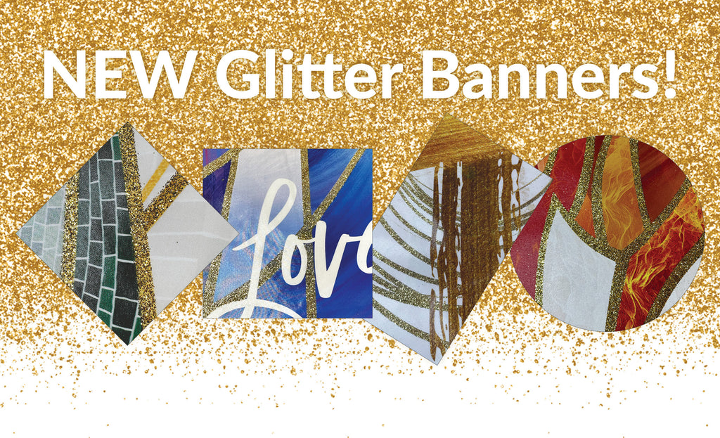 New PraiseBanners Glitter Banners