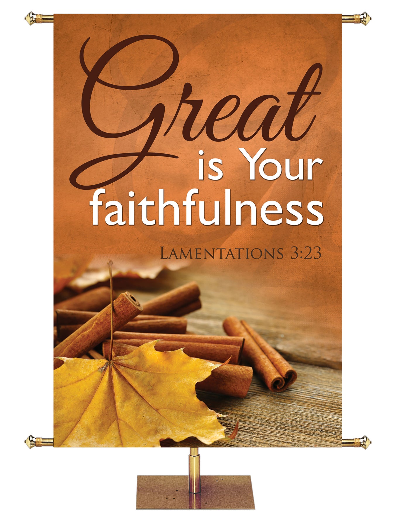 Bountiful Harvest Lamentations 3:23 Banner