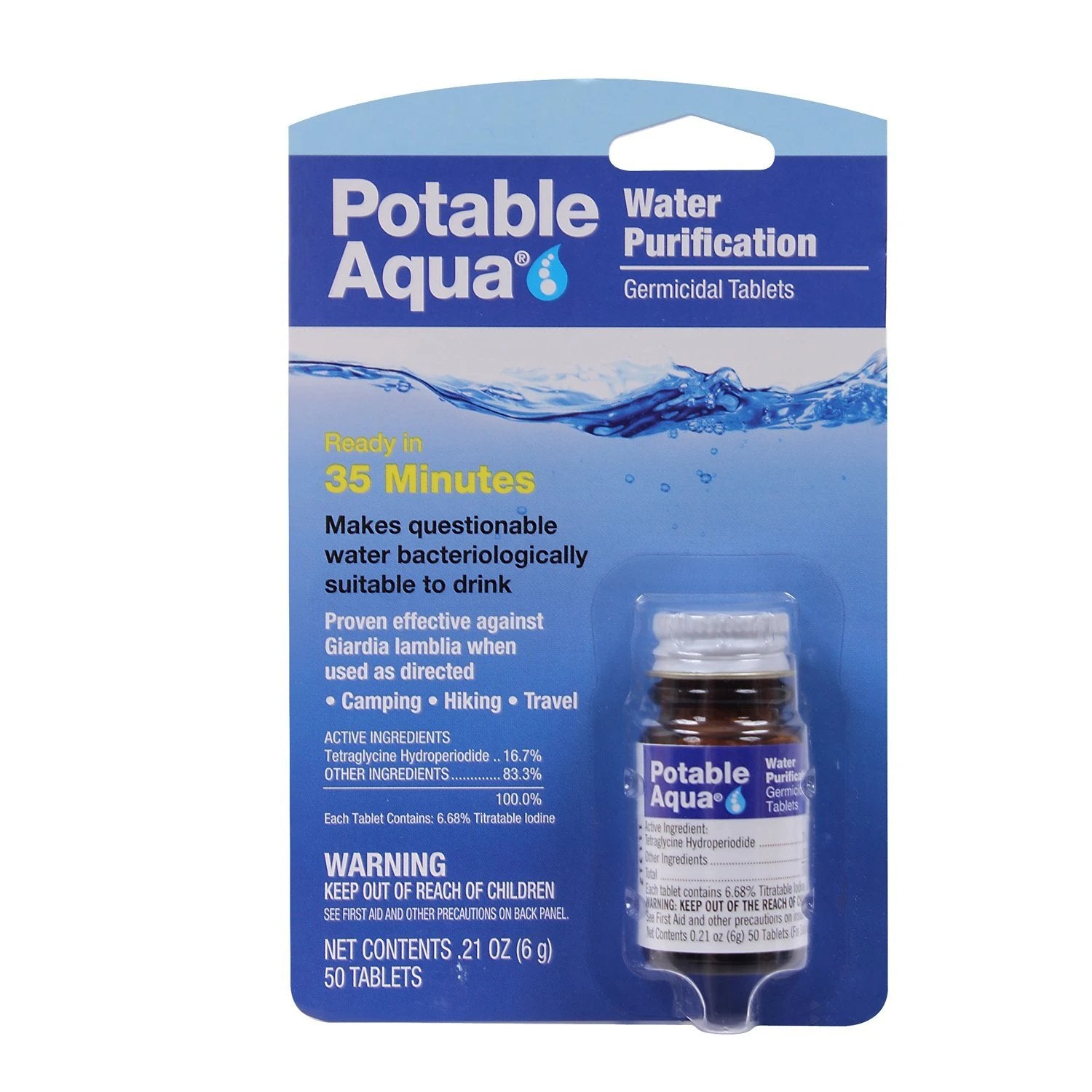 Potable Aqua Water Purification Tablets