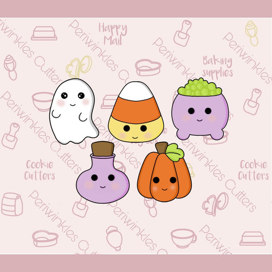 Halloween Mini Cookie Cutter Set (8 pcs.) – Designer Cookies ™ STUDIO