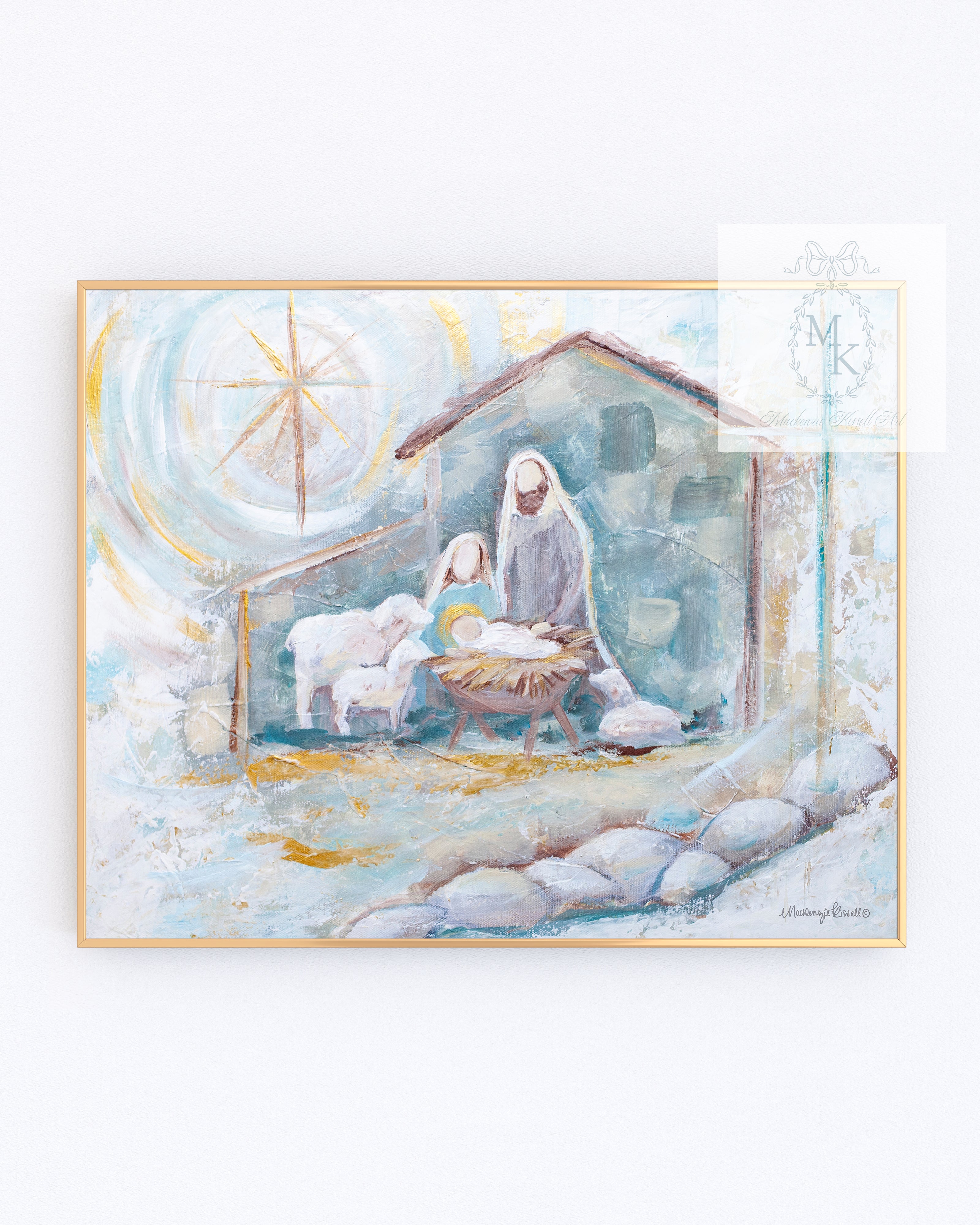 'Nativity 3' Paper Print