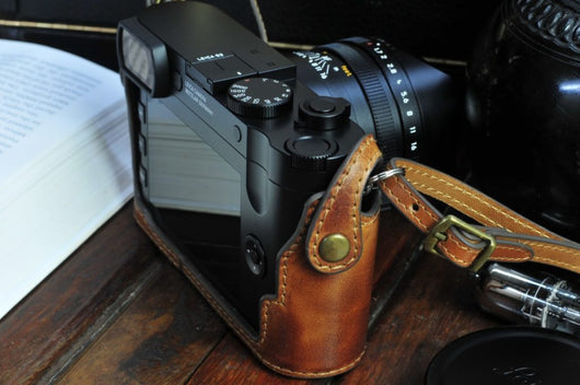 Leica Q2 Leather Camera Case | kaza-deluxe