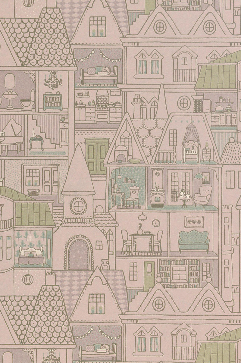 Coordonne Dolls House Mural Wallpaper  beutcouk