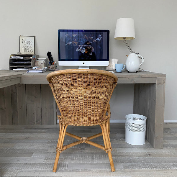 alt="Marjolyn Poutsma's home office, how hygge helped me change direction, bramble and fox uk hygge lifestyle brand"