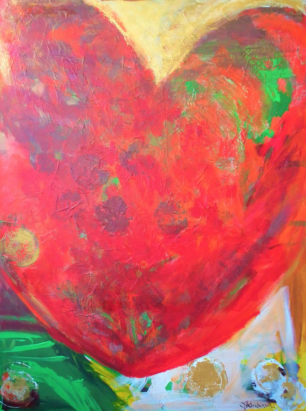 "Full Heart" Heart Painting