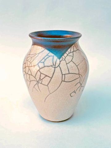 Raku Vase