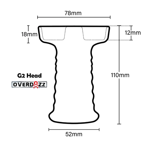 Overdozz Hookah Bowl Measurements