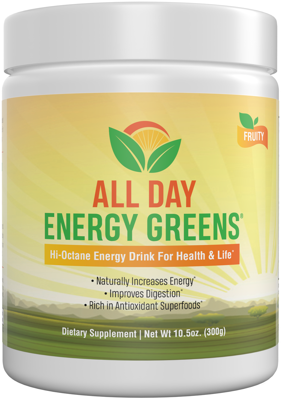 Image of All Day Energy Greens (Fruity Flavor)