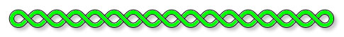 Two strand Celticknotwork divider 02K0001-17 with arc style Celtic art.