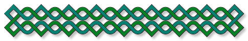 Four strand Celtic knot divider 04M0045-17 with chevron style and arc style Celtic art.