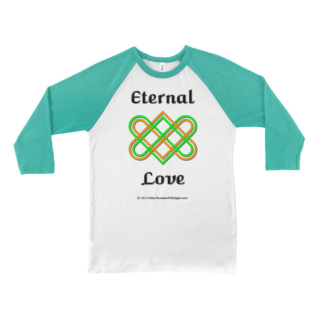 Eternal Love Heart Knot Sleeve Baseball Shirts – Celtic Designs