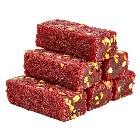 Cherry and Pistachios Turkish Delight
