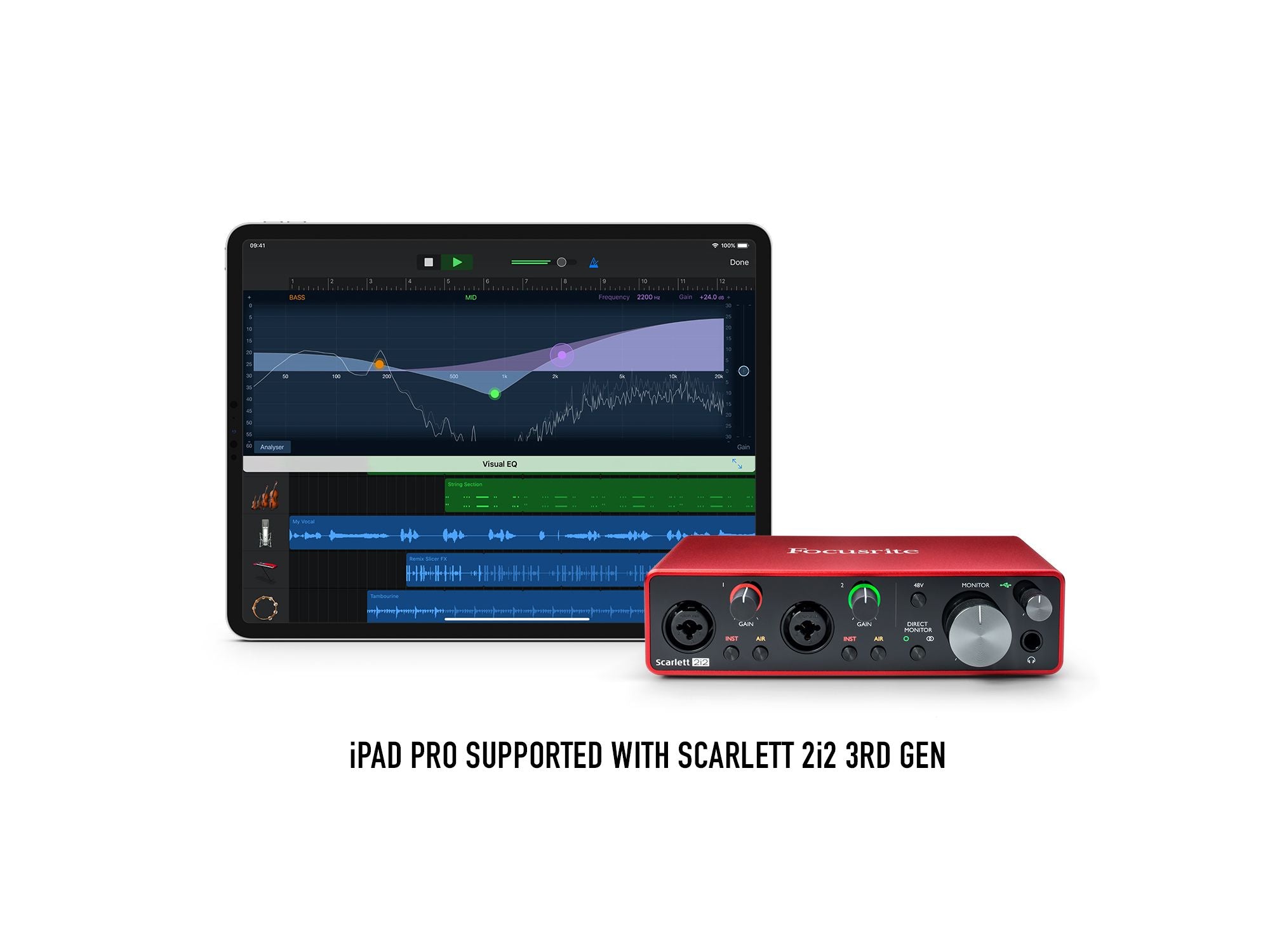 focusrite scarlett 2i2 3rd gen usb audio interface