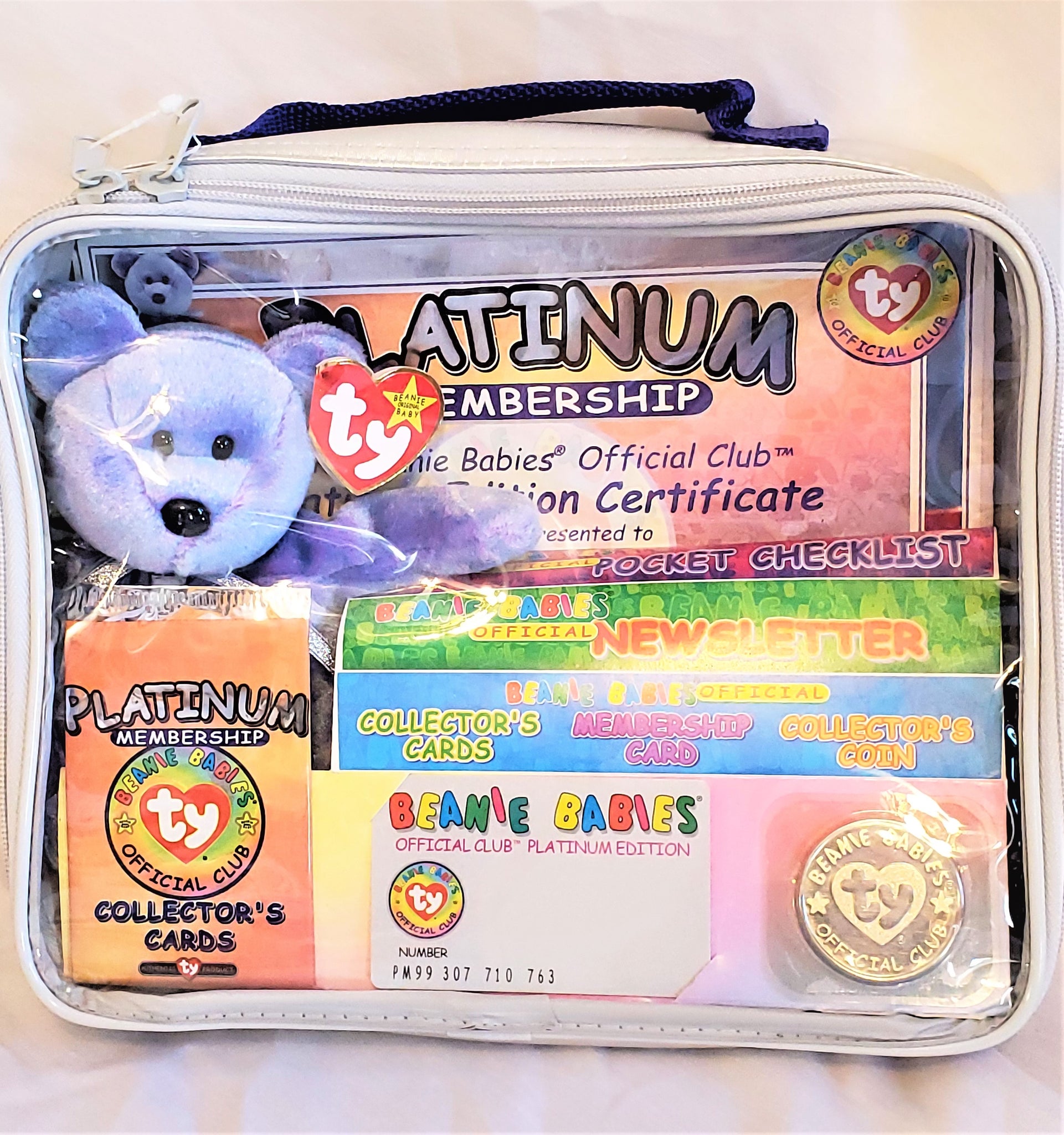 platinum membership beanie baby