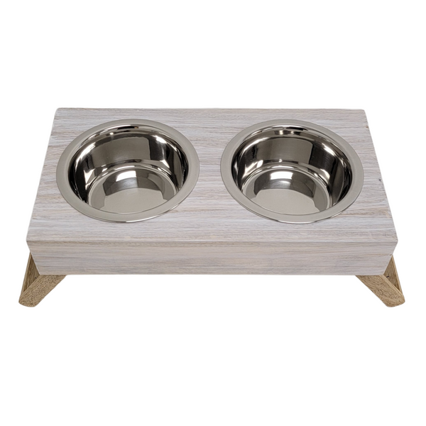 Bone Appétit: Eco-Friendly Bamboo Dog Pet Bowls with Stainless Steel Liner