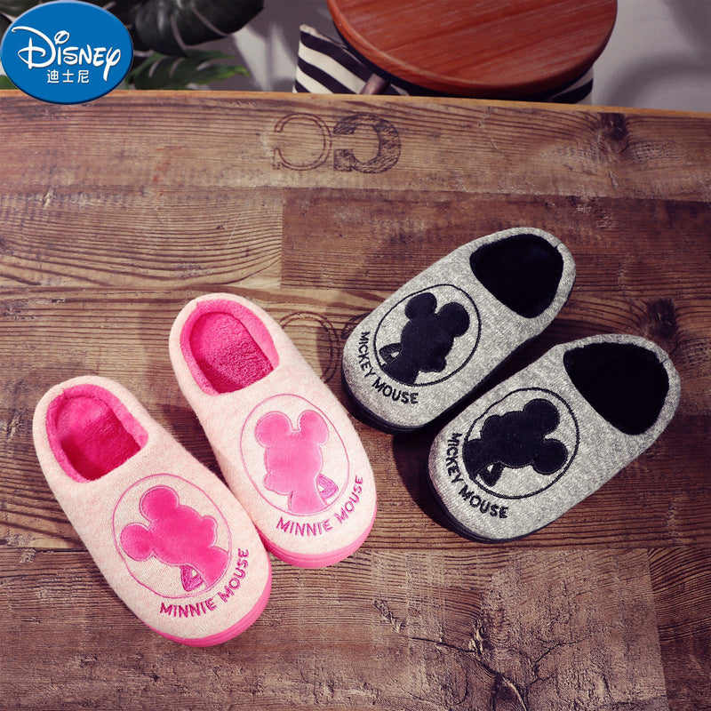 Disney Children S Cotton Slippers Winter New Mickey Mouse Girls Baby C