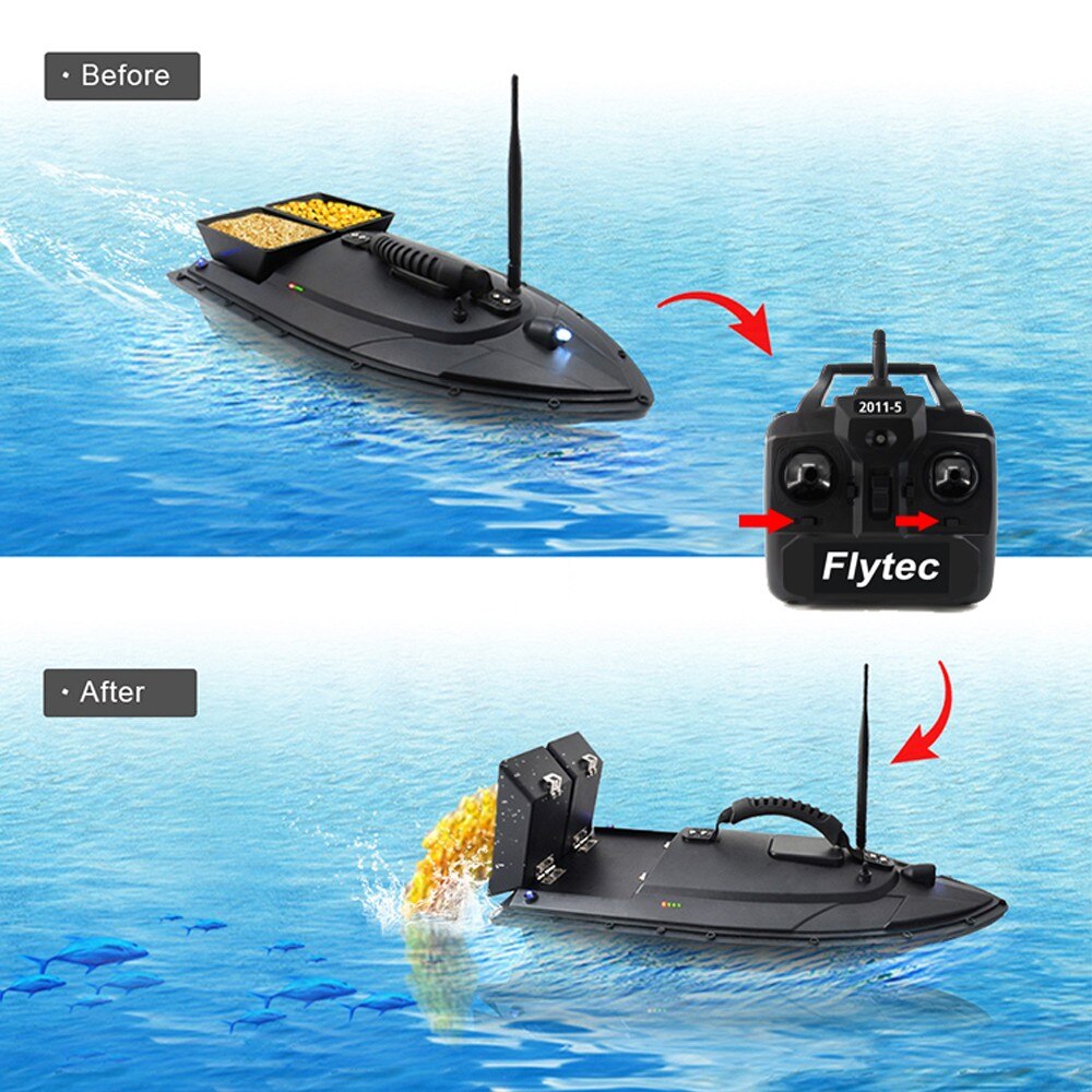 fish catching rc boat