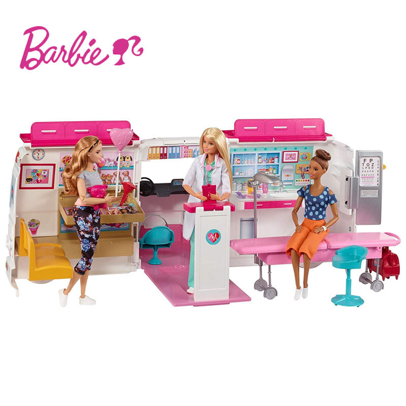 barbie ambulance set