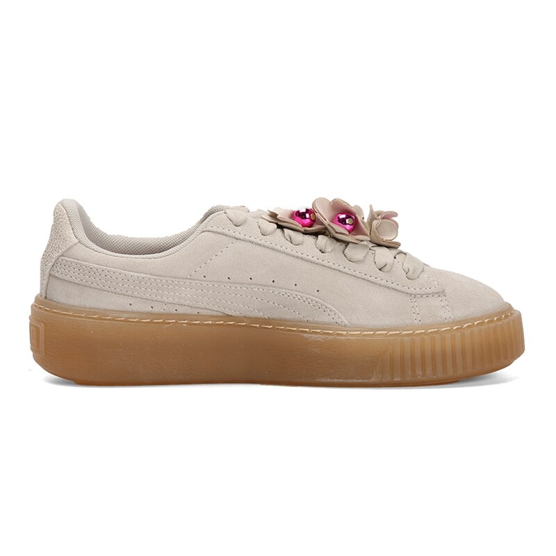 puma platform flower tassel