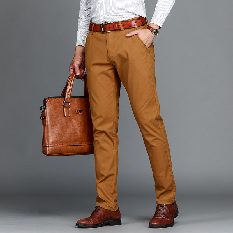 men's business casual khaki pants