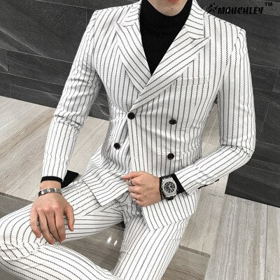 stripe coat pant