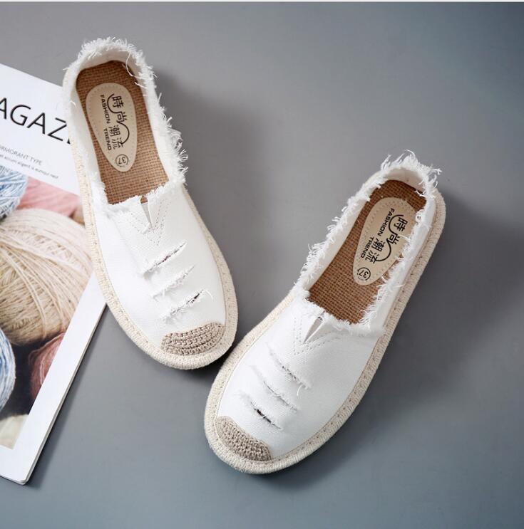 ladies canvas espadrilles