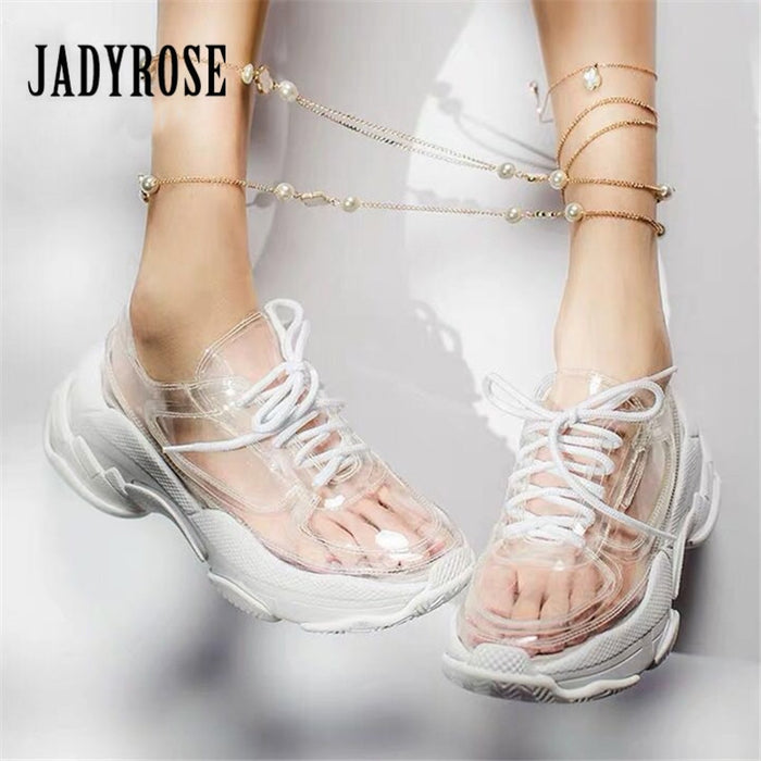 transparent pvc shoes