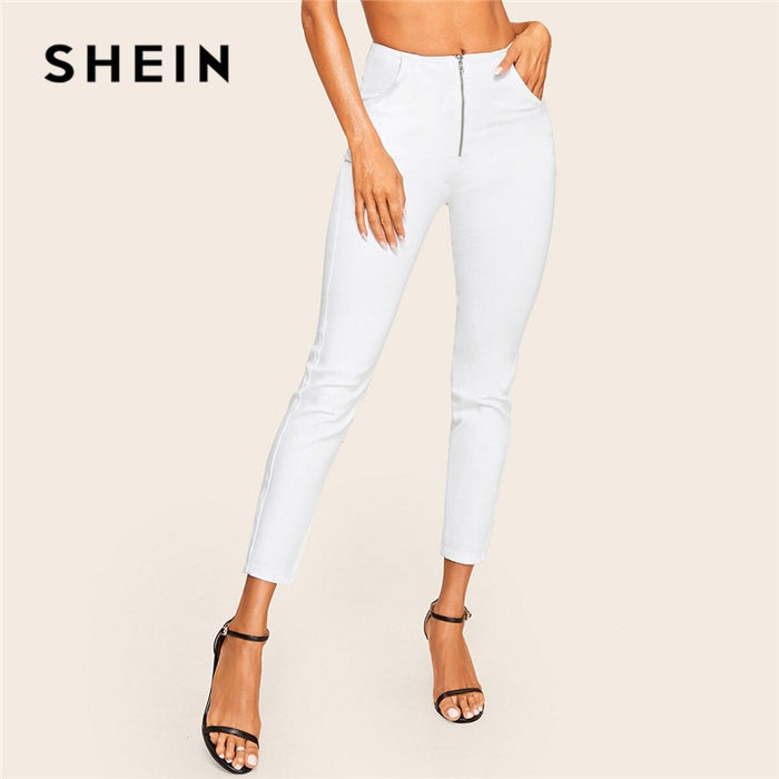 shein white jeans