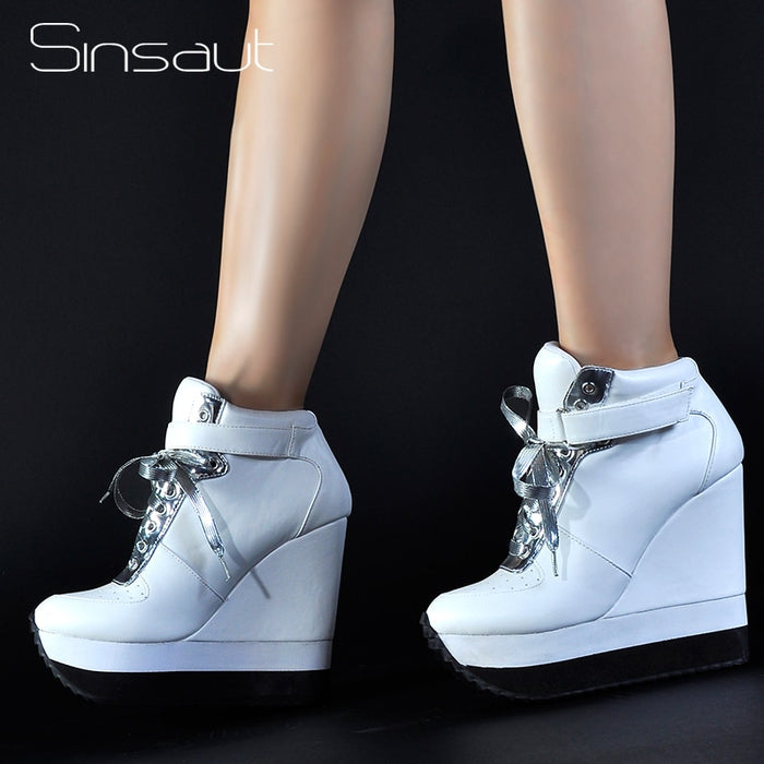 platform shoes lace up